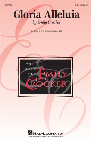 Gloria Alleluia - SSA Emily Crocker Partition Chœur