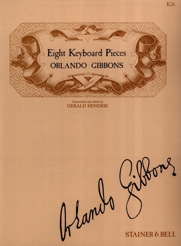 8 Pieces Orlando Gibbons Partition Clavecin