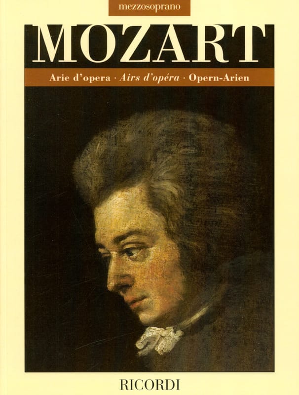 Arie d'opera. Mezzo-Soprano MOZART Partition Opéras