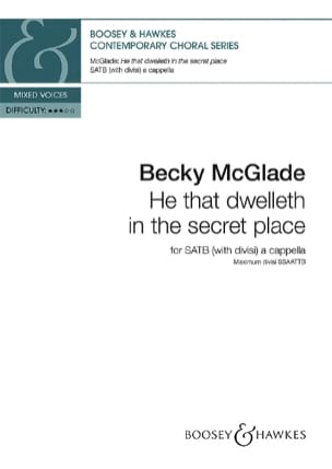 He that dwelleth in the secret place Becky McGlade Partition Chœur