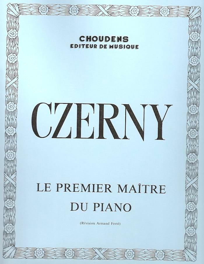 Le Premier Maître 0pus 599 CZERNY Partition Piano