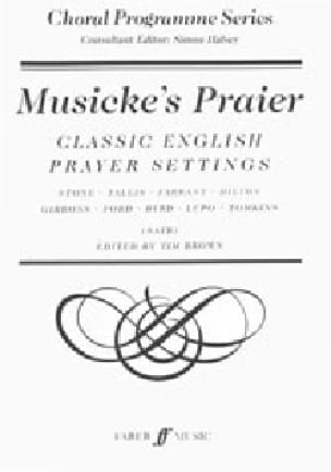 Musicke's Praier Partition Chœur
