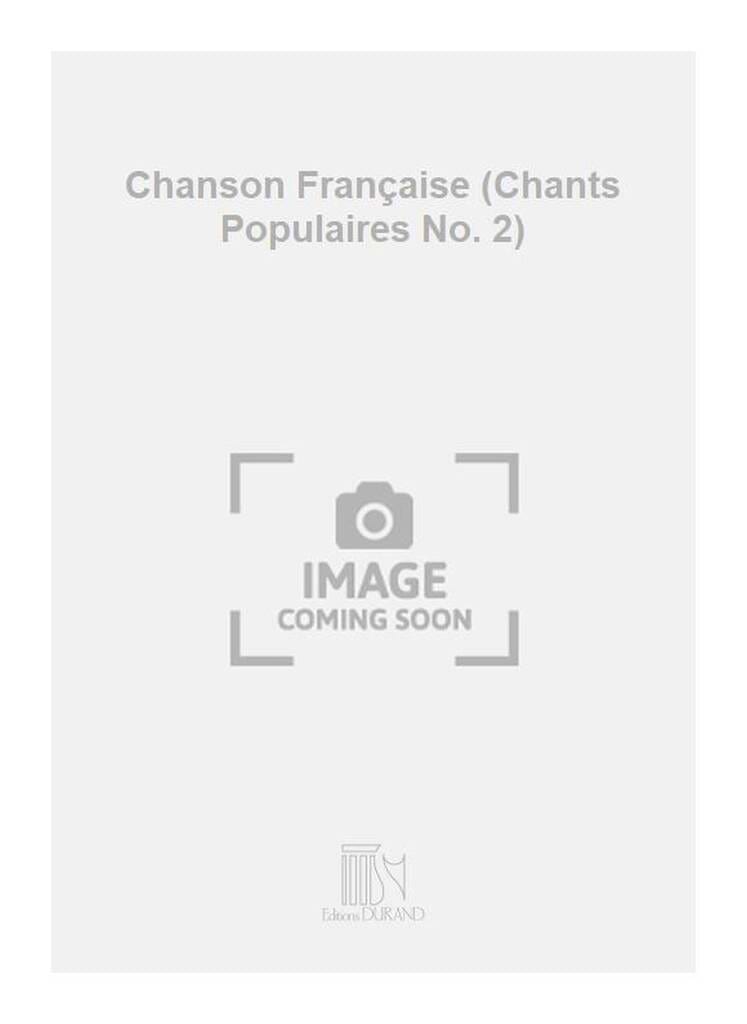 Chanson Française RAVEL Partition Mélodies