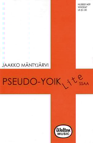 Pseudo-Yoik Jaakko Mäntyjärvi Partition Chœur