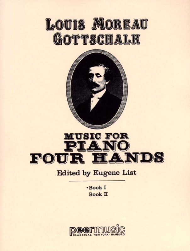 Music For Piano Volume 1. 4 Mains GOTTSCHALK Partition Piano