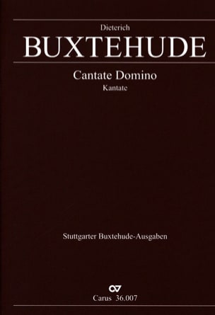 Cantate Domino Buxwv 12 BUXTEHUDE Partition Chœur