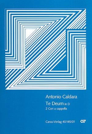 Te Deum a 8 voci in D 1711 CALDARA Partition Chœur