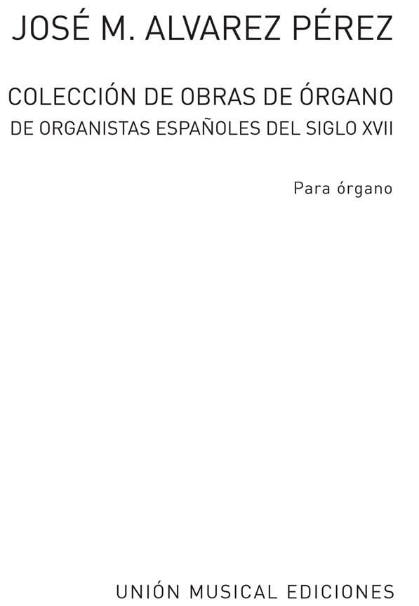 Coleccion de obras de organo Partition Orgue