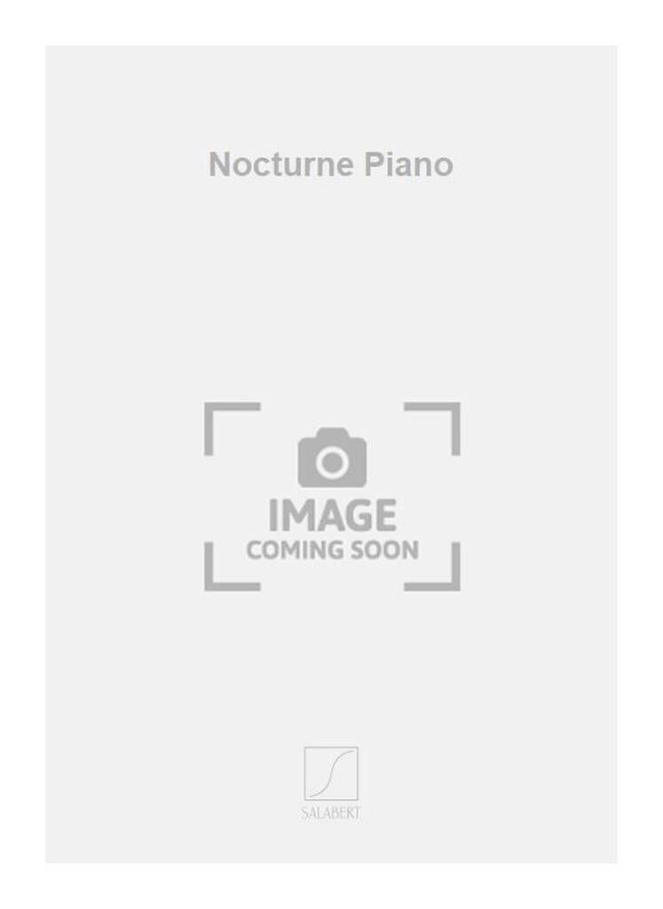 Nocturne Guy Ropartz Partition Piano