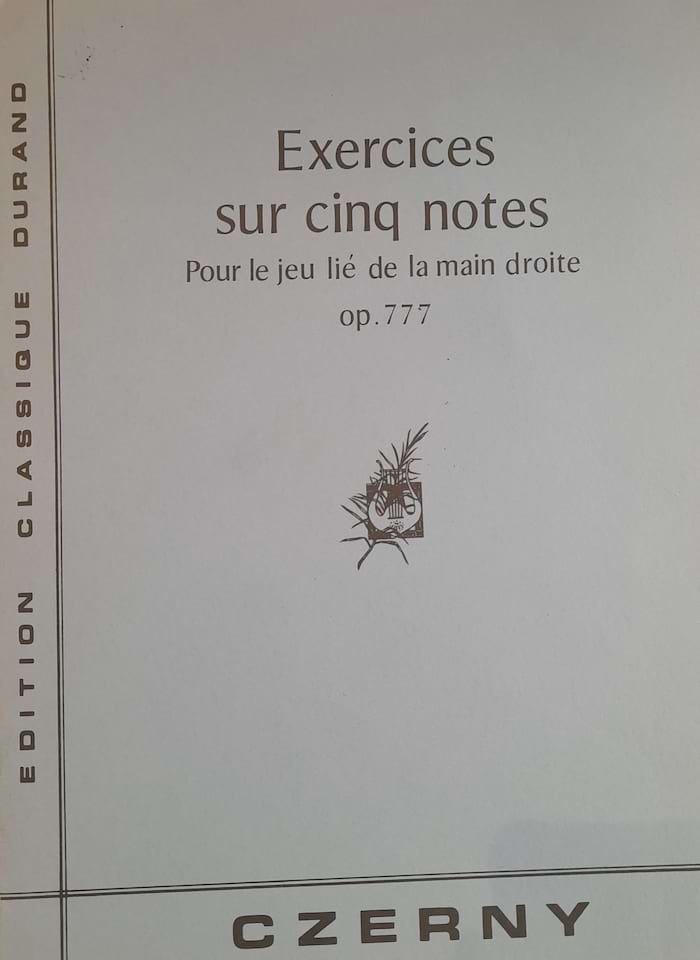 Les 5 Doigts Opus 777 - CZERNY - Partition - Piano
