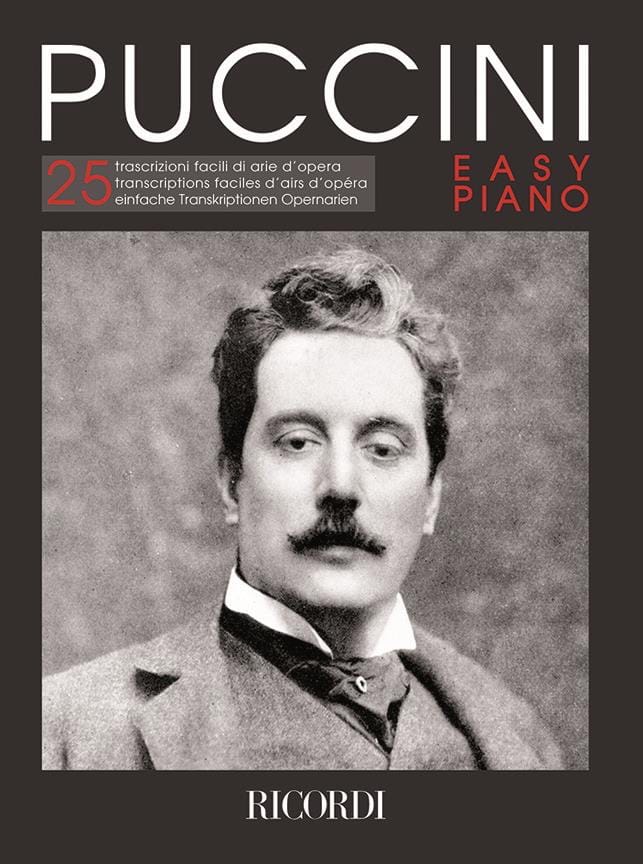 Puccini Easy piano - PUCCINI - Partition - Piano