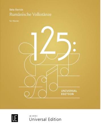 Danses Roumaines - Piano BARTOK Partition Piano