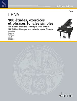 100 études, exercices et phrases tonales simples. Volume 2