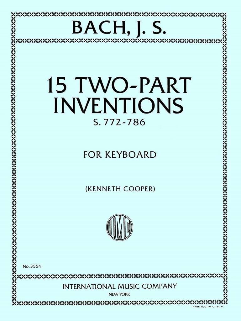 15 Inventions A 2 Voix - BACH - Partition - Piano