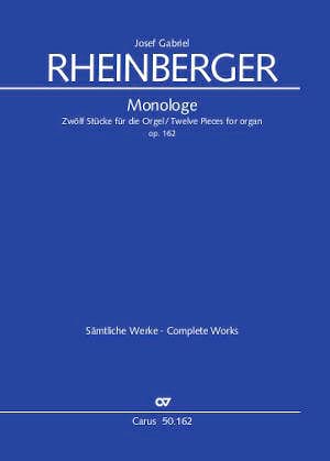 Monologue RHEINBERGER Partition Orgue