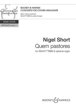 Quem Pastores Nigel Short Partition Chœur