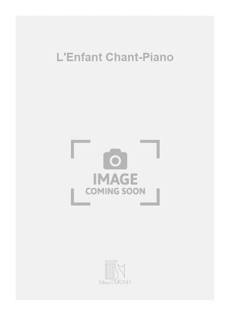 L'enfant Maurice Delage Partition Mélodies