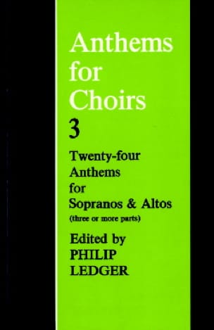 Anthems For Choirs Volume 3 Partition Chœur