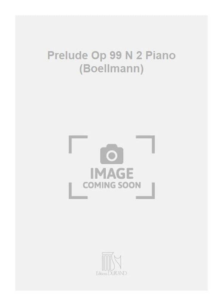 Prélude op. 99 N°2 SAINT-SAËNS Partition Piano