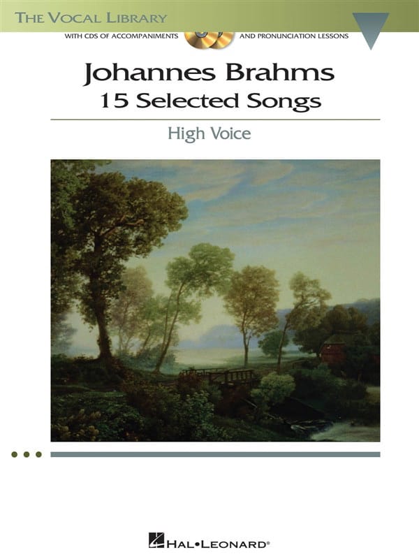15 Selected Songs. Voix Haute - BRAHMS - Partition - Mélodies