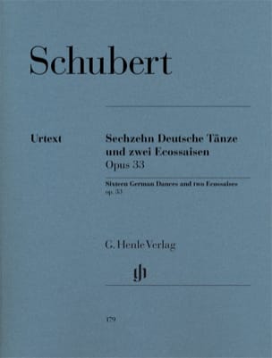 16 Danses Allemandes et 2 Ecossaises Opus 33 D 783 - SCHUBERT