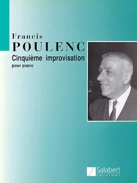 Improvisation N° 5 POULENC Partition Piano