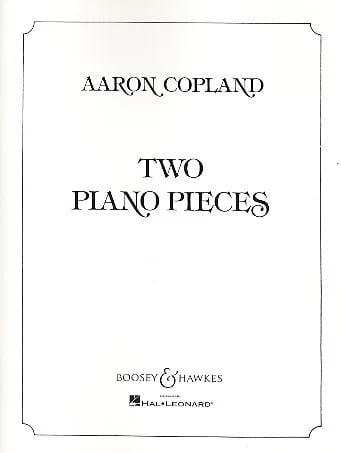 2 Piano Pieces COPLAND Partition Piano