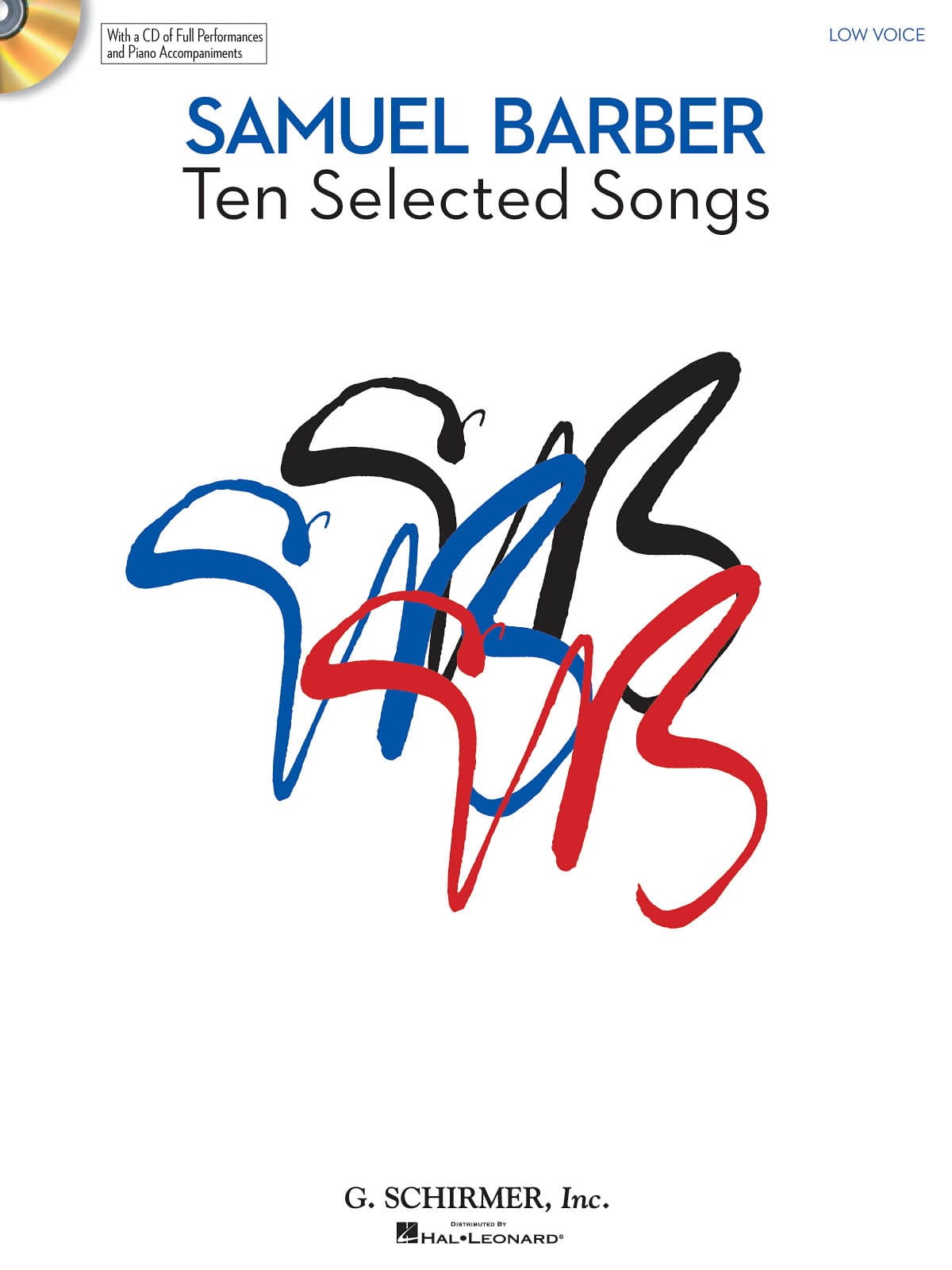 10 Selected Songs. Voix Grave BARBER Partition Mélodies