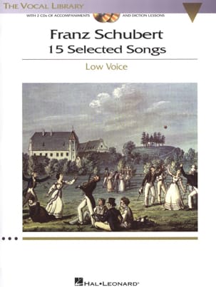 15 Selected Songs. Voix Grave SCHUBERT Partition Mélodies