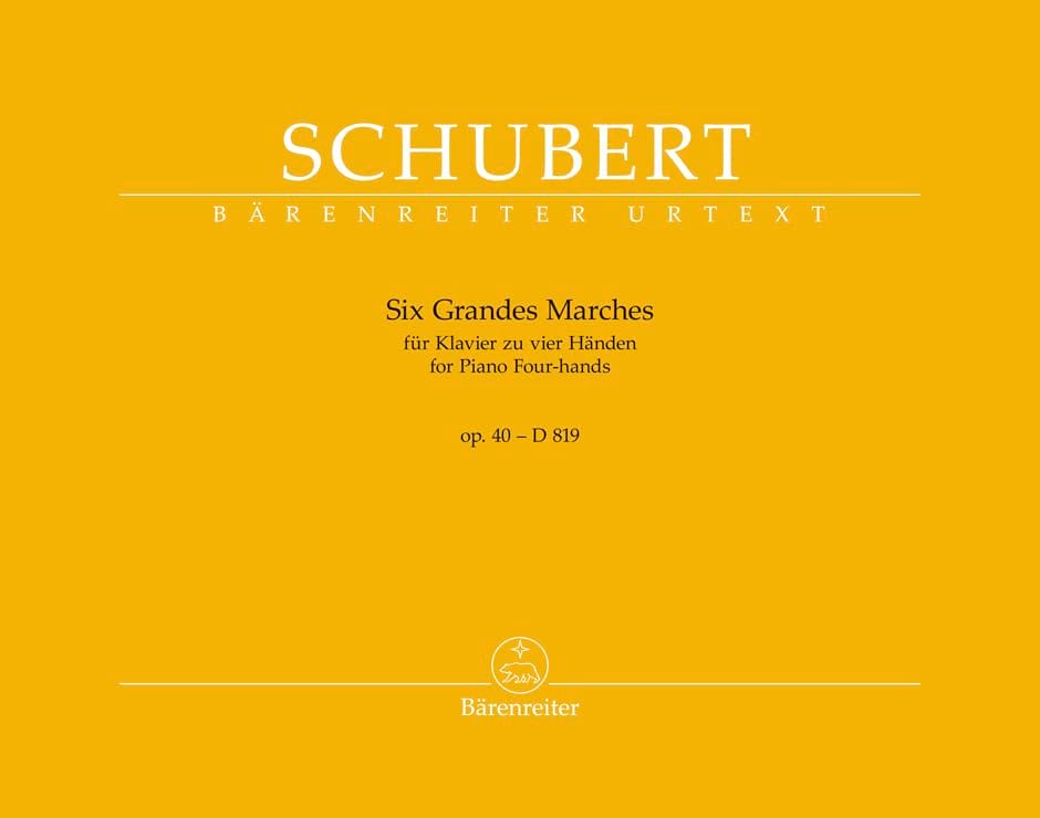 6 Grandes Marches op. 40 D819 SCHUBERT Partition Piano