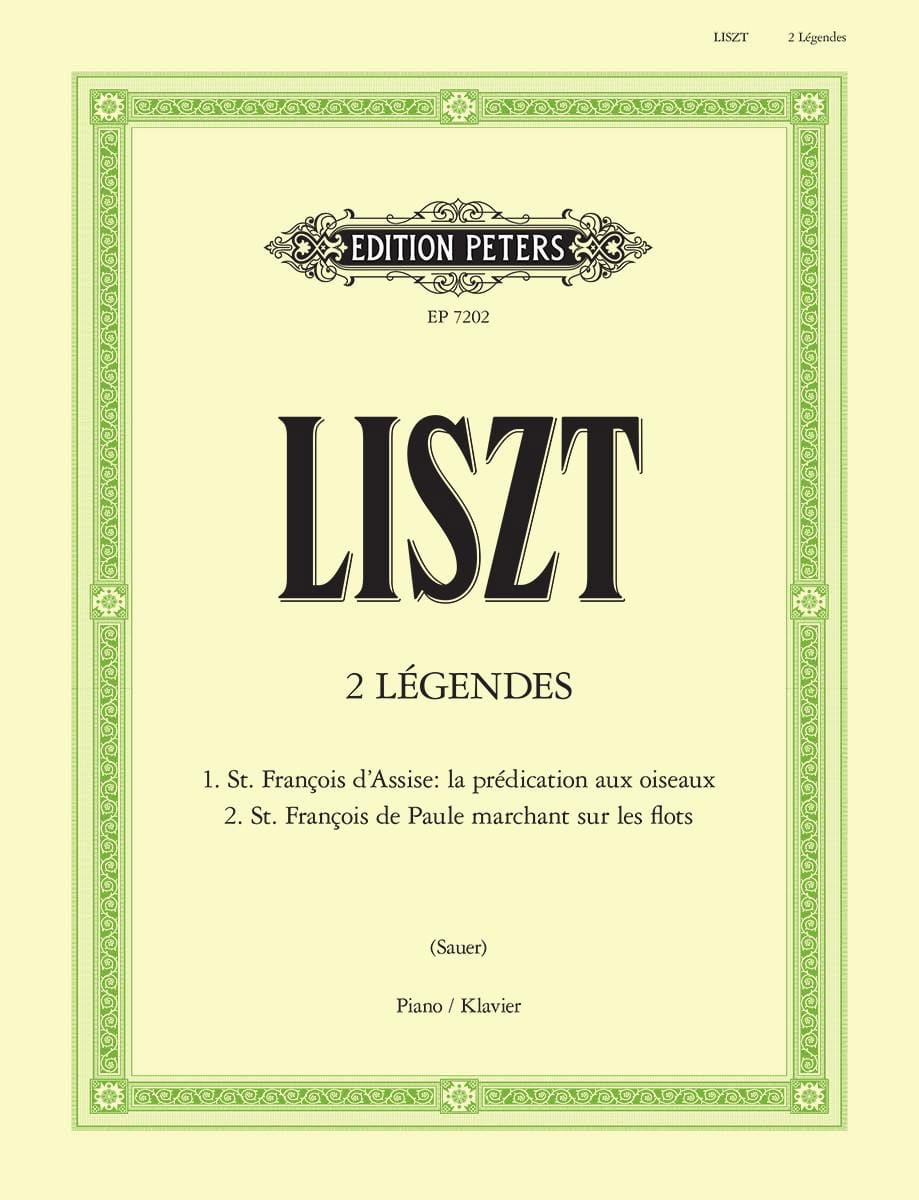 2 Légendes - LISZT - Partition - Piano
