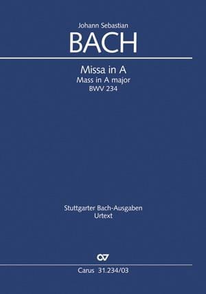 Messe En la Majeur BWV 234 BACH Partition Chœur