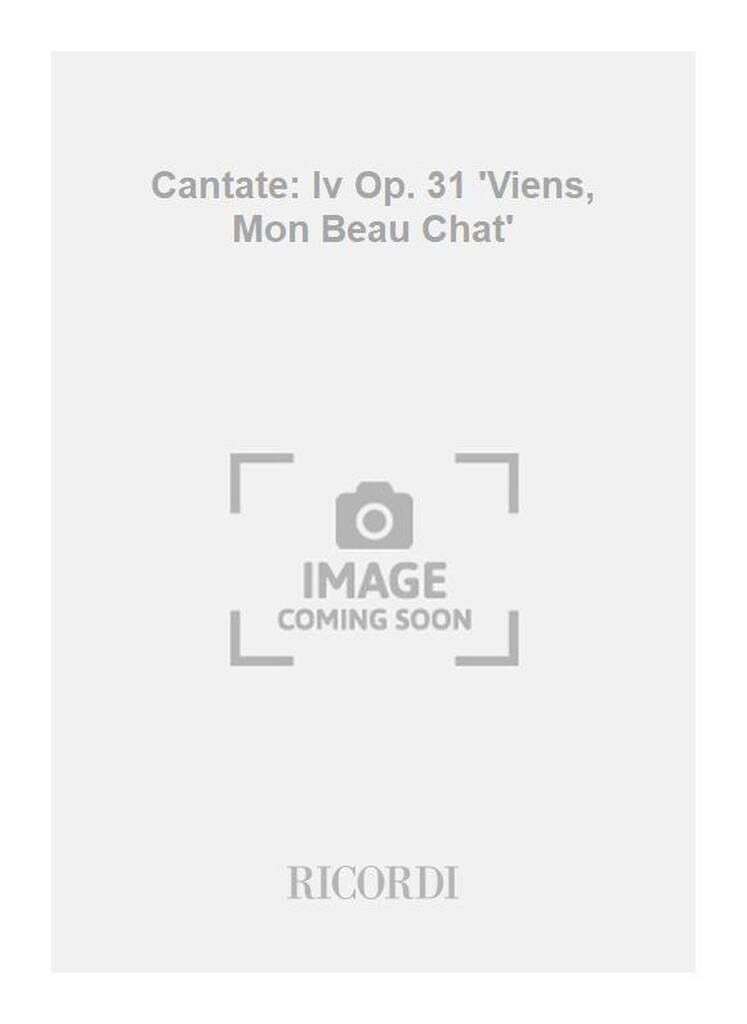 Cantata Quarta Op. 31 Flavio Testi Partition Musique de chambre vocale