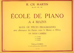 Ecole Du Piano A 4 Mains Volume 1 Opus 127 - Robert-Charles Martin