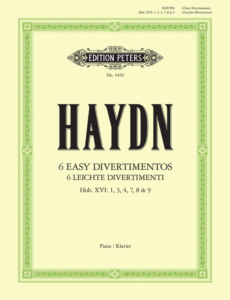 6 Leichte Divertimenti - HAYDN - Partition - Piano