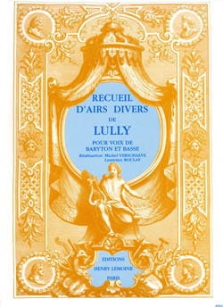 Recueil Airs Divers. Baryton/Basse LULLY Partition Opéras