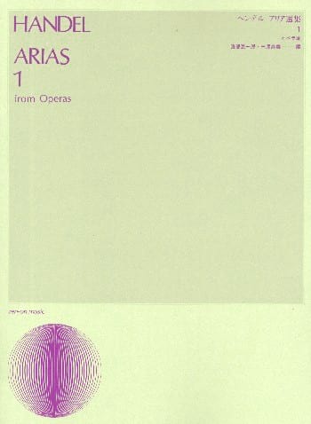 Arias From Operas HAENDEL Partition Opéras