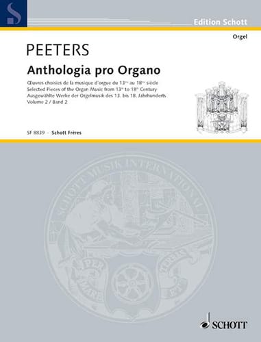 Anthologia Pro Organo Bd 2 Partition Orgue