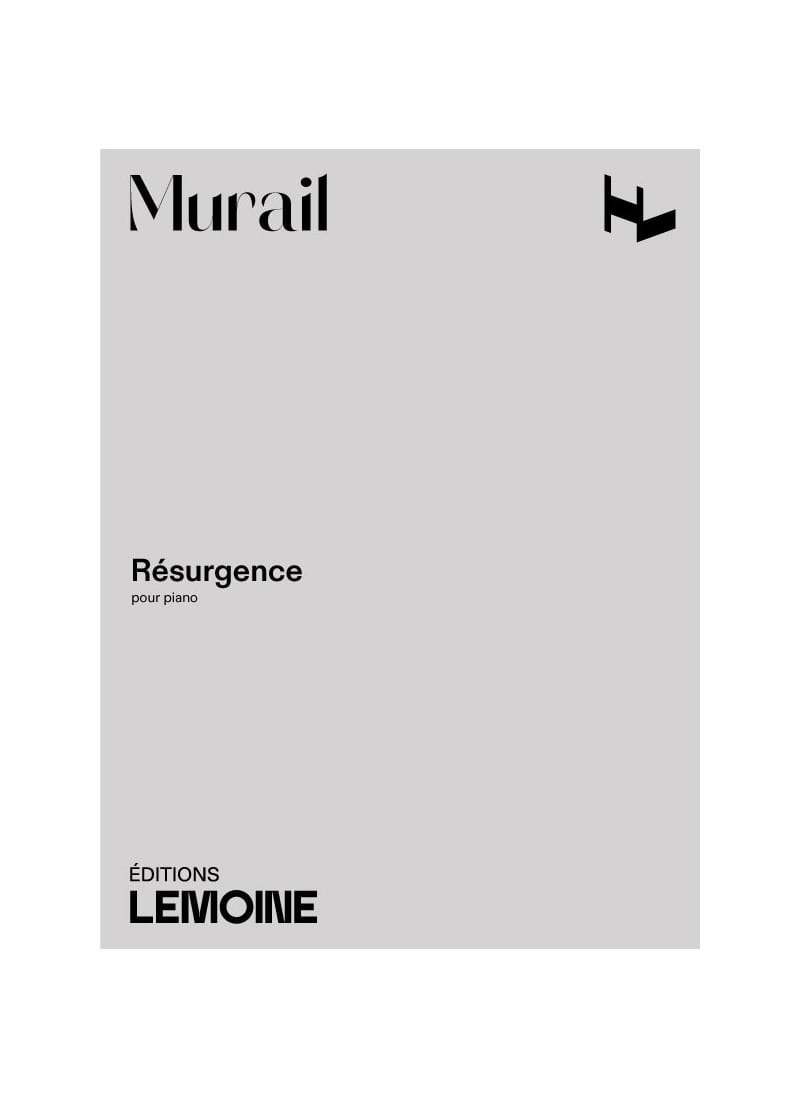 Résurgence Tristan Murail Partition