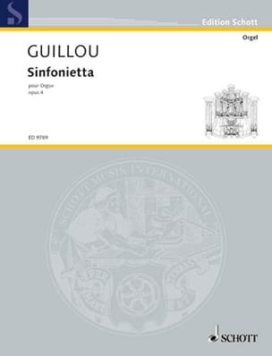 Sinfonietta Opus 4 Jean Guillou Partition Orgue