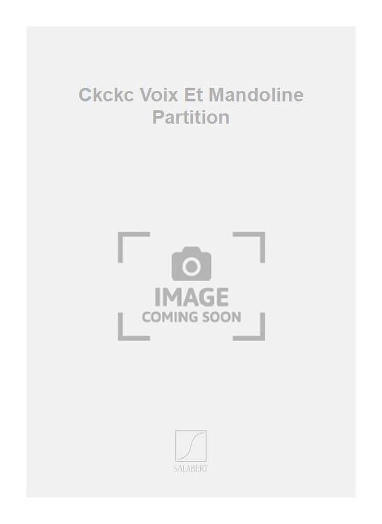 CKCKC Giacinto Scelsi Partition Mandoline