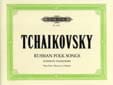 36 Chants Populaires Russes. 4 Mains. TCHAIKOVSKY Partition Piano