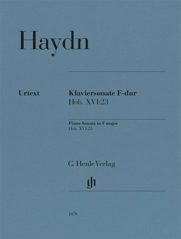 Sonate en Fa Majeur - Piano HAYDN Partition Piano