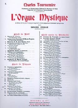 Immaculée Conception. Orgue Mystique 2 - Charles Tournemire