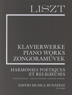 Harmonies Poétiques et Religieuses Première Version. Supplément 6