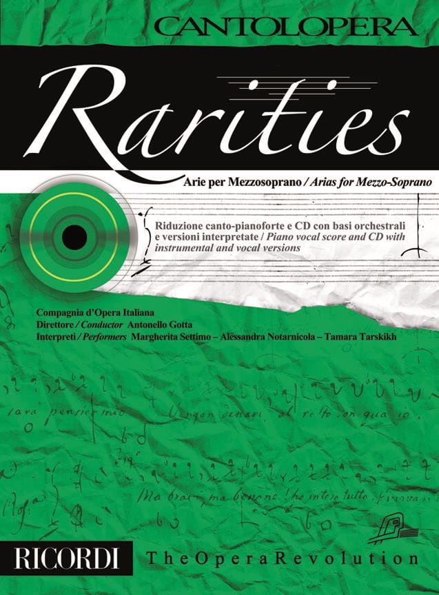 Rarities. Arie per mezzo-soprano Partition Recueils