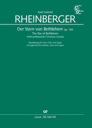Der Stern von Bethlehem op. 164 RHEINBERGER Partition Chœur