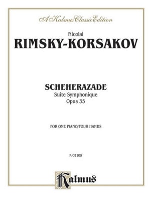 Scheherazade Opus 35. 4 Mains RIMSKY-KORSAKOV Partition Piano