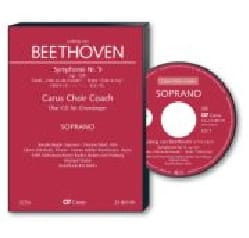 An die Freude. CD Soprano CHOEUR BEETHOVEN Partition Chœur