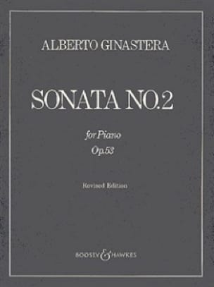 Sonate Pour Piano N° 2 Opus 53 - GINASTERA - Partition - Piano